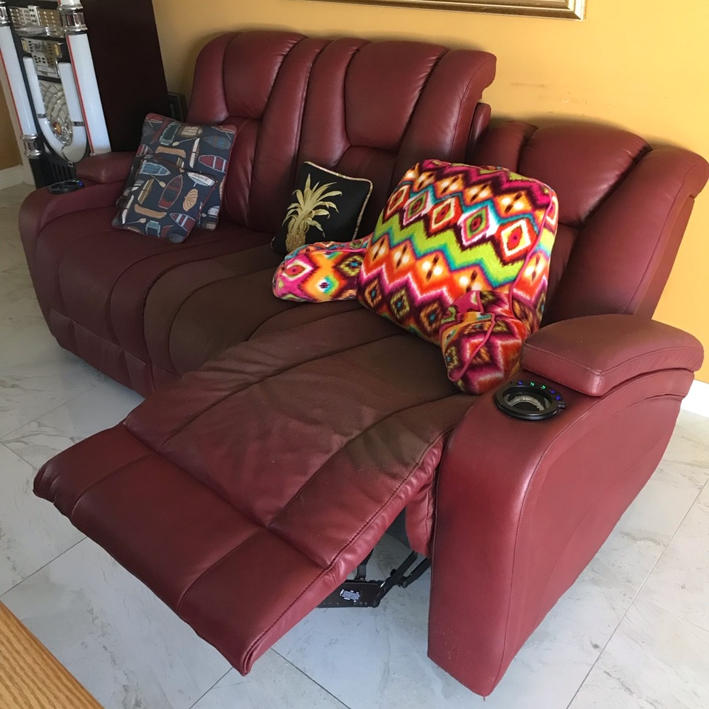 Reclining Leather